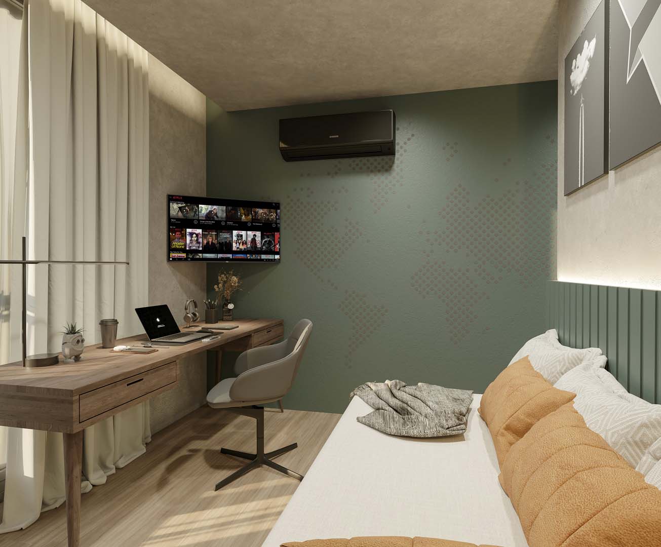 Dormitório Apartamento Decorado