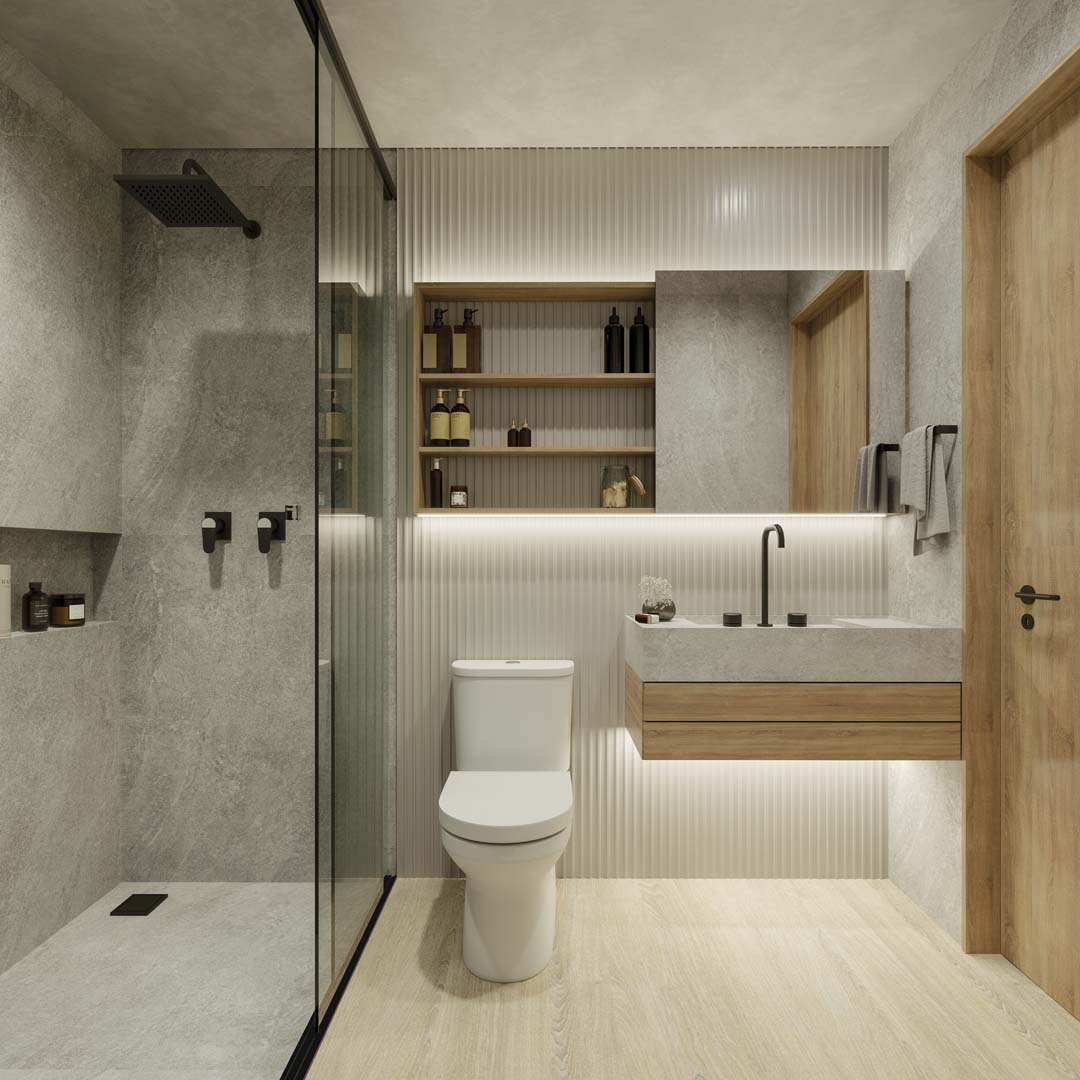 Banho Apartamento Decorado