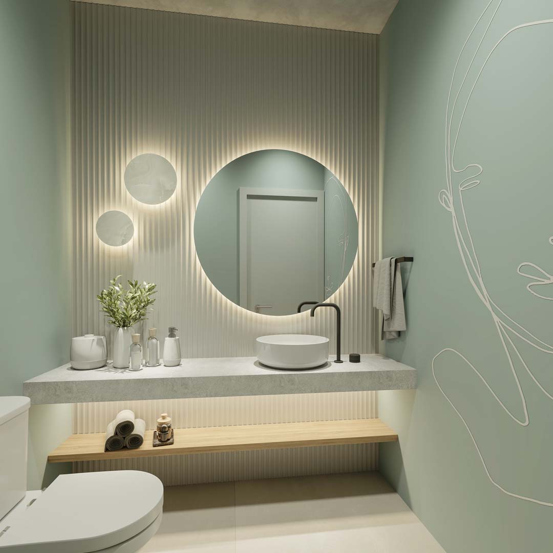 Banho Apartamento Decorado