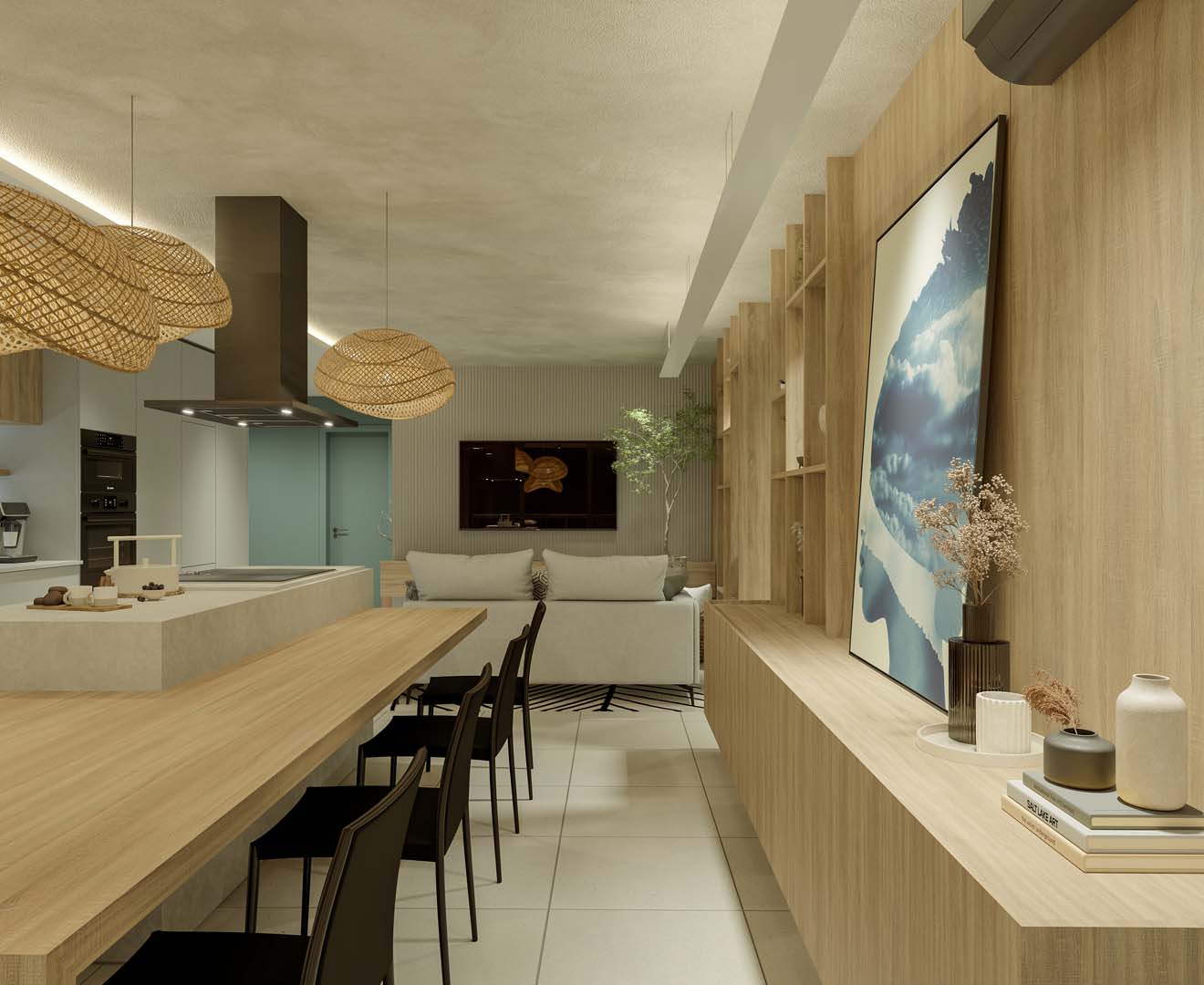 Living Apartamento Decorado