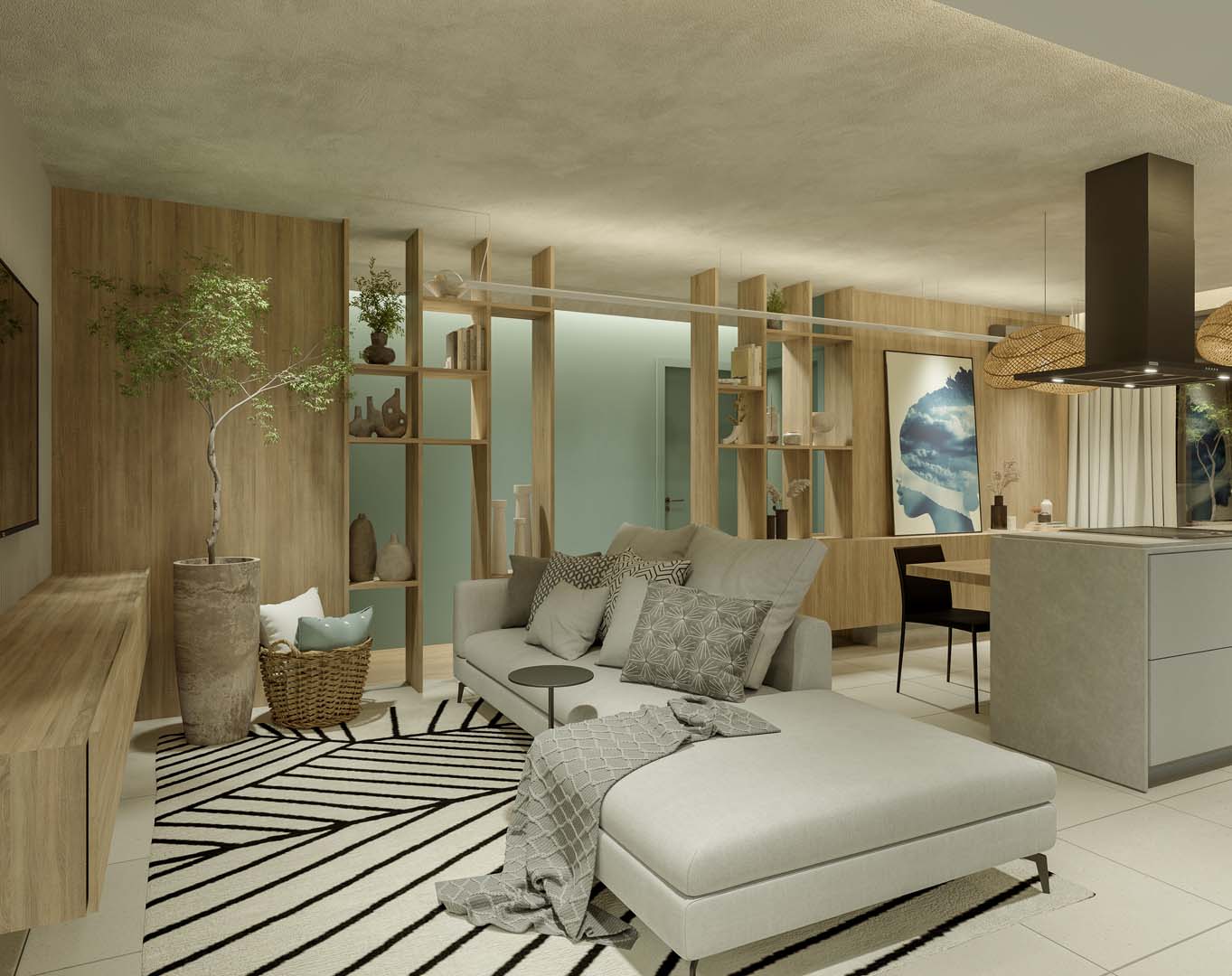 Living Apartamento Decorado